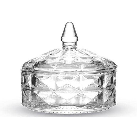 Potiche Bomboniere Vidro Diamond Galaxy 590ml