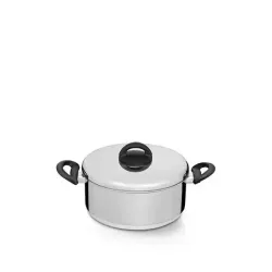 Caçarola Criativa 16 cm 1,6 Litros em Alumínio Polido Nigro