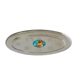 Bandeja Redonda Inox 25CM - BANANA TOYS