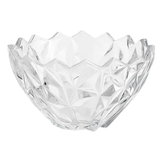 Centro De Mesa De Vidro Rocks 22cm