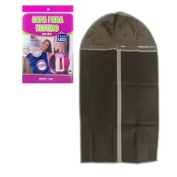 Capa Protetora Para Vestido com Visor e Zíper 