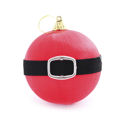Bola Decotativa Cinto Noel 8 Cm Fartex Ntl
