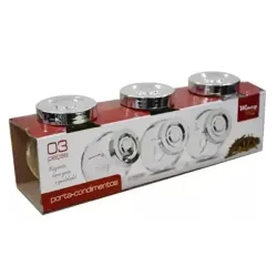 Porta Temperos 6 Potes 200ml