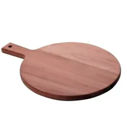 Tabua Madeira Eucalipto Redonda Rasa 40x2,2cm Polenteira