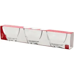 Taças de sobremesa Wisdom vidro 3 peças 295ml