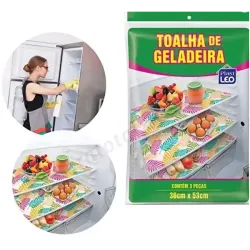 Toalha De Geladeira 3 Peças 36cm X 53cm Sortidas