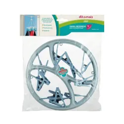 Varal Redondo C/12 Prendedores Eko Z Plastic