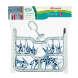 Varal Dobravel 24 Pcs Z Plastic