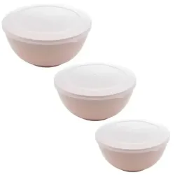 Conjunto 03 Bowls Com Tampa Bambu Lyor