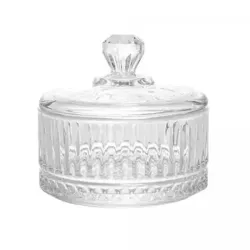 Potiche Reinassance em Cristal 10,5x10,5x9,5cm - Lyor