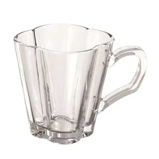 Caneca Flora 180Ml - Vidro - Class Home