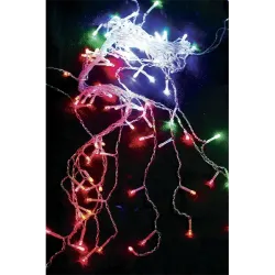 Cascata de Luz LED 100L Colorida 8 Funções – 2,3 x 0,7 m