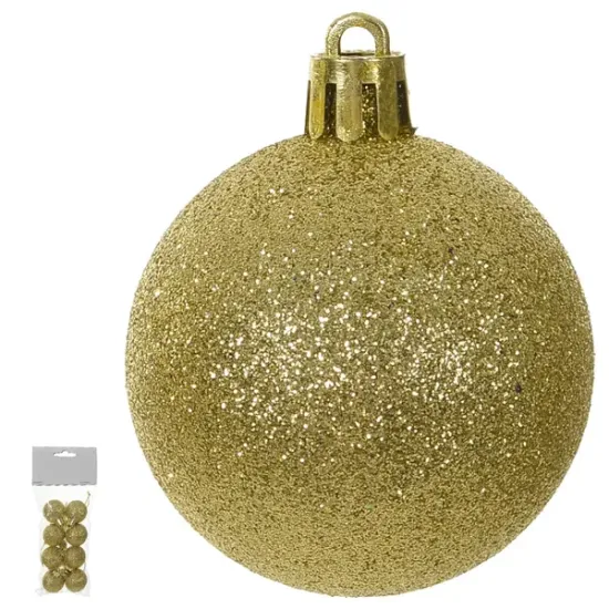 Bola Glitter Bag C/ 08 Un Dour 3cm Florarte Ntl