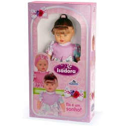 Boneca Isadora 38 Cm Vinil