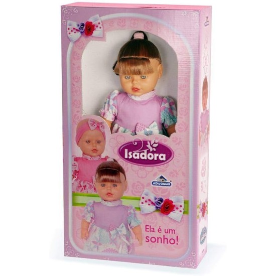 Boneca Isadora 38 Cm Vinil