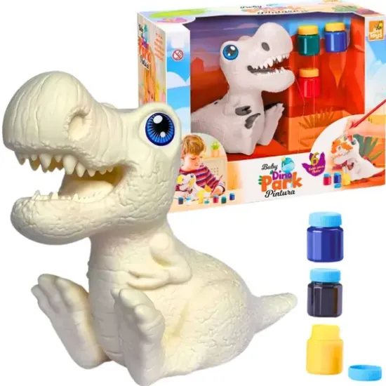 Dinopark Baby Pintura – Kit Criativo Com Dinossauros Bee Toys