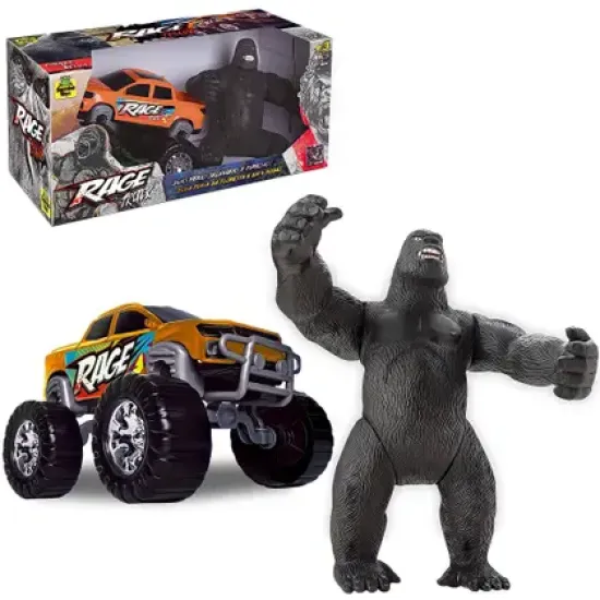 Rage Truck Big Foot Com Gorila – Força, Ação E Aventura Nas Mãos Das Crianças