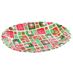 Bandeja Oval Flowers Sort 48x35x24cm Fartex