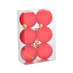 Cj 6 Pcs Bola Fosca Tranp Luksuz Sort 6cm Fartex Ntl