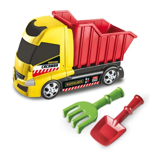 Caminhao Cacamba Trucking Orange Toys