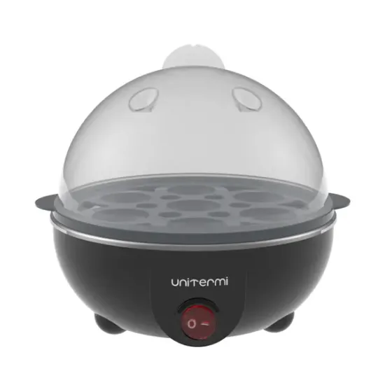 Cozedor de Ovos Elétrico Preto