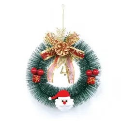 Guirlanda C/ Laco Papai Noel 20cm Fartex Ntl