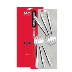 Conjunto 6 Garfos para Bolo Inox Moniz Simonaggio