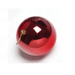 Bola Lisa Solapa Basic Verm Pt 1pc 10cm Fartex