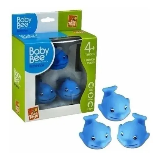 Golfinho 3 Filhotes Bee Toys