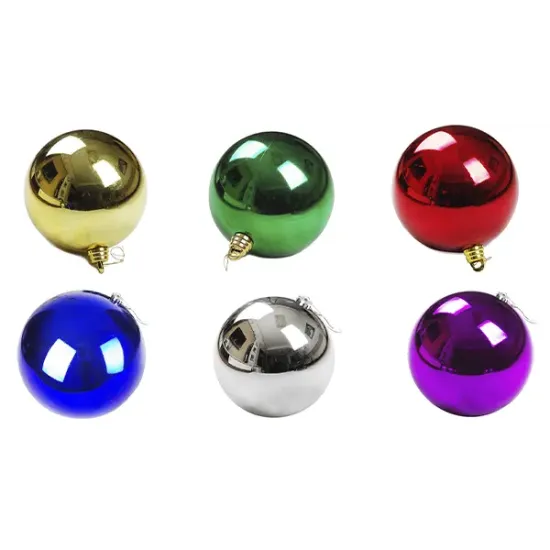 Bola Lisa Brilhante Sort 3cm 6un