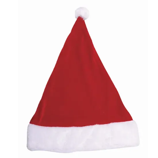 Gorro de Papai Noel em Veludo 29 × 40 cm