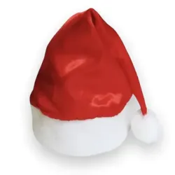 Gorro de Papai Noel em Cetim 28 × 38 cm