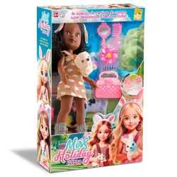 Boneca Miss Holiday Negra – Estilosa E Elegante | Bee Toys