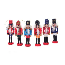 Enfeite de Natal em Madeira Soldado 12 cm