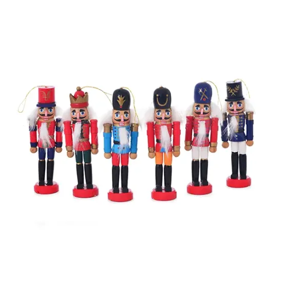 Enfeite de Natal em Madeira Soldado 12 cm