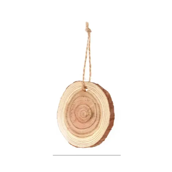 Enfeite Madeira Tora Arvore 7x1cm Fartex Ntl