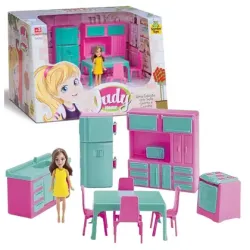 Colecao Judy Cozinha C/ Boneca Samba Toys