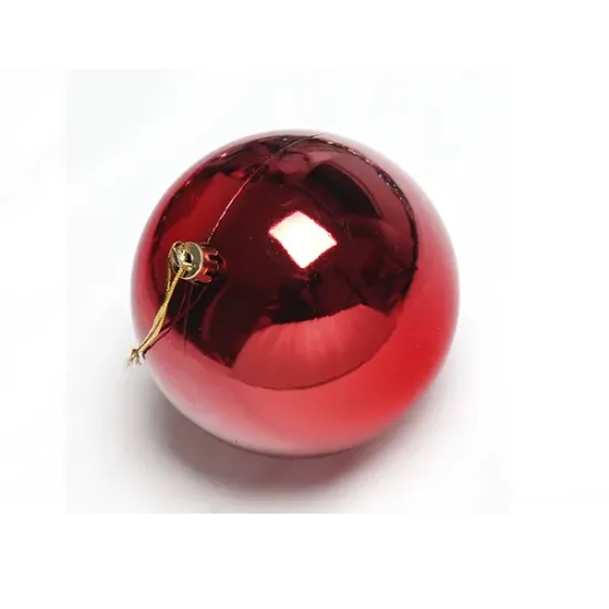 Bola Lisa Solapa Basic Verm Pt 1pc 10cm Fartex