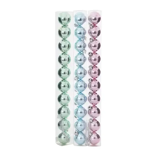 Bola Candy Tricolor 4cm com 10 Pcs 