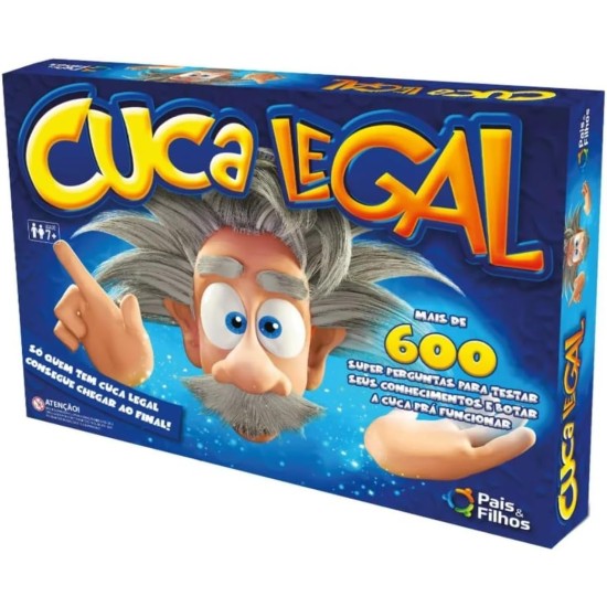 Jogo Cuca Legal Pais & Filhos – Tabuleiro De 600 Perguntas