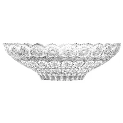 Fruteira De Vidro Bohemia Inga 29cm - Transparente