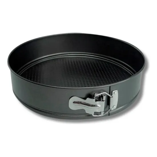Forma Fundo Removível Antiaderente Tortas Bolo 26cm Preto