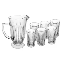 Conjunto Lyor Jarra 1l/6 Copos 300ml De Vidro