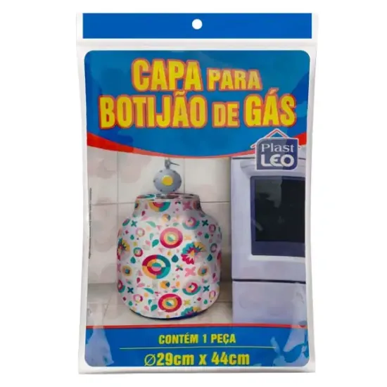 Capa para botijão de gás plástica decorada