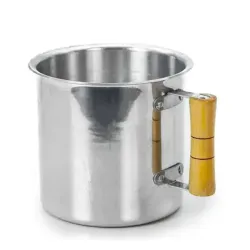 Canecão leiteira de aluminio polido N12 - 1,25L