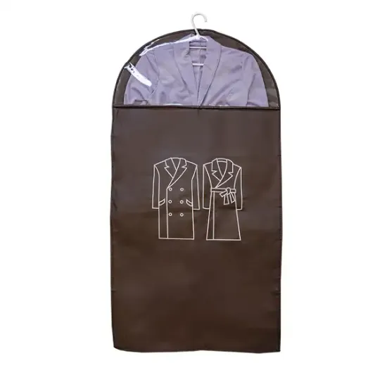 Capa Protetora Para Roupa - Bege - Grande