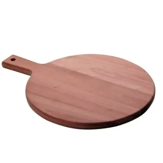 Tabua Madeira Eucalipto Redonda Rasa 40x2,2cm Polenteira