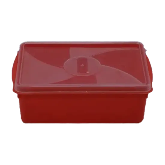 Pote de Plástico Caixa Topa Tudo Retangular 500ml