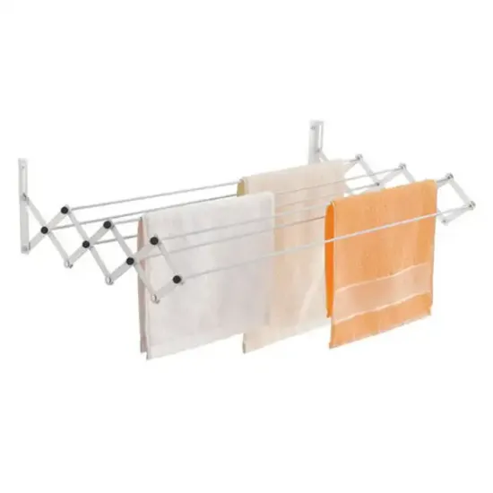 Varal Parede Sanfonado 77cm Maxeb