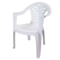 Poltrona Plástica Tambaú Plastex Branca